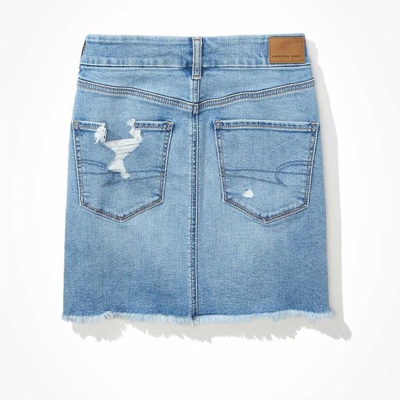 NWT AE Curvy Denim Skirt - Picture 2 of 2